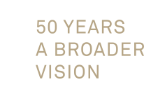 50 years a broader vision